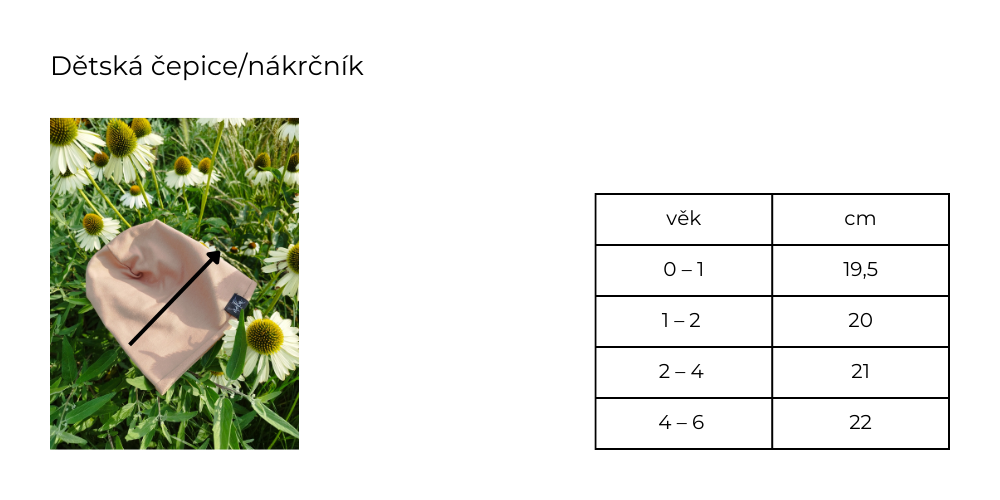 Dětská čepicenákrčník (1)